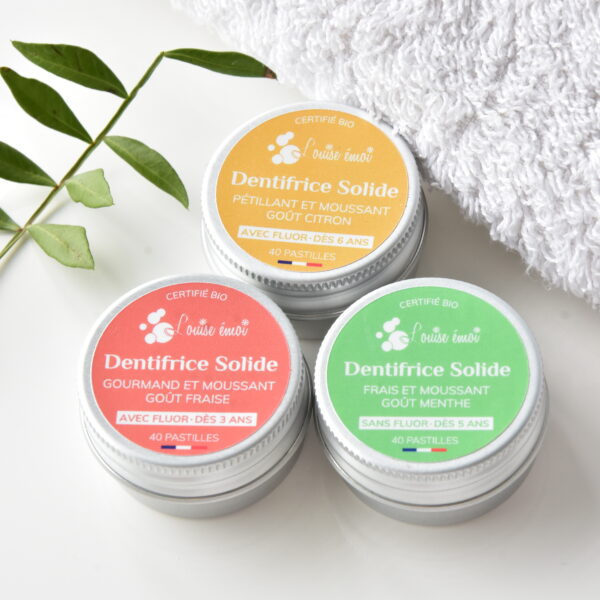 le trio ･ dentifrice pastilles à croquer